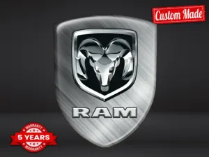 Dodge 3D Autosticker Universal Hochwertig Professionell